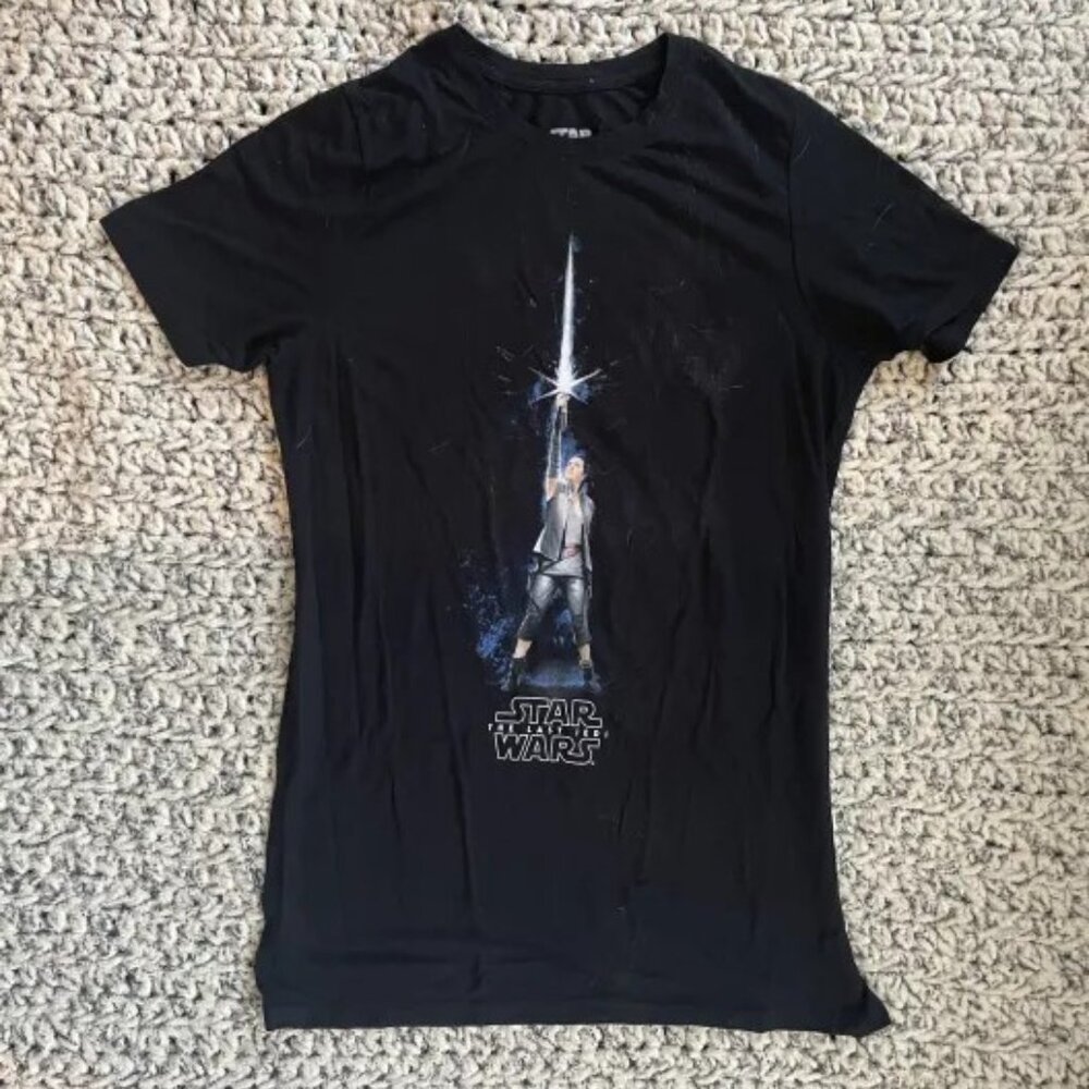 Large Black Star Wars: The Last Jedi Shirt